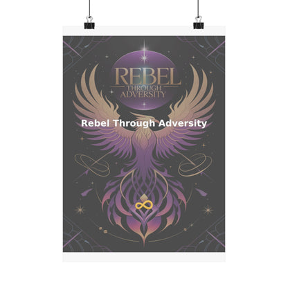 Rebel Through Adversity - Matte Vertical Posters
