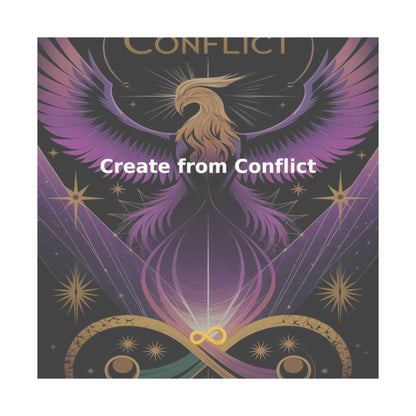 Create from Conflict - Matte Vertical Posters