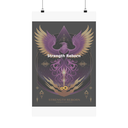 Strength Reborn - Matte Vertical Posters