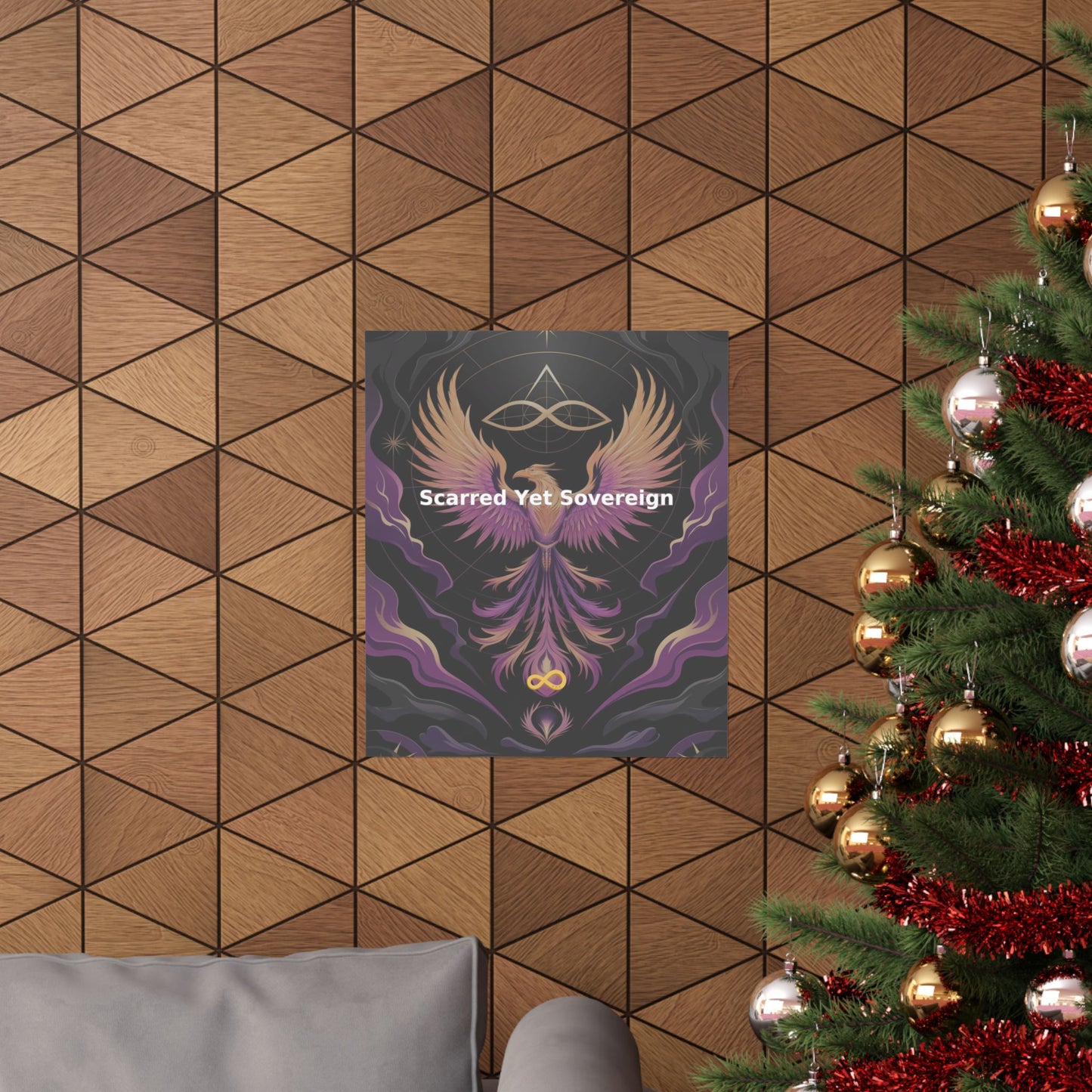 Scarred Yet Sovereign - Matte Vertical Posters