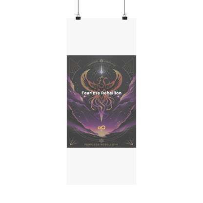 Fearless Rebellion - Matte Vertical Posters