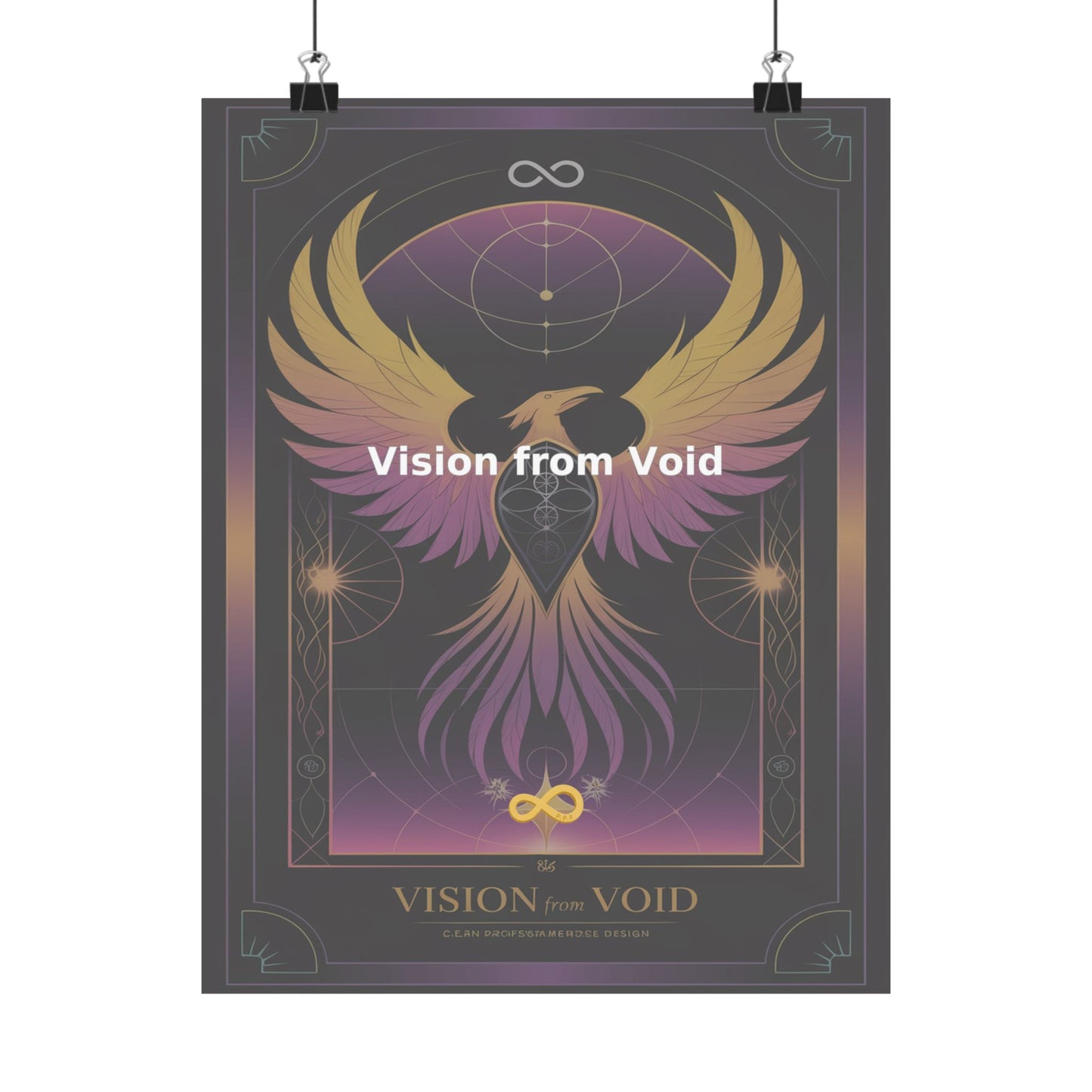 Vision from Void - Matte Vertical Posters
