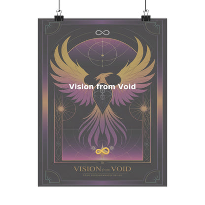 Vision from Void - Matte Vertical Posters