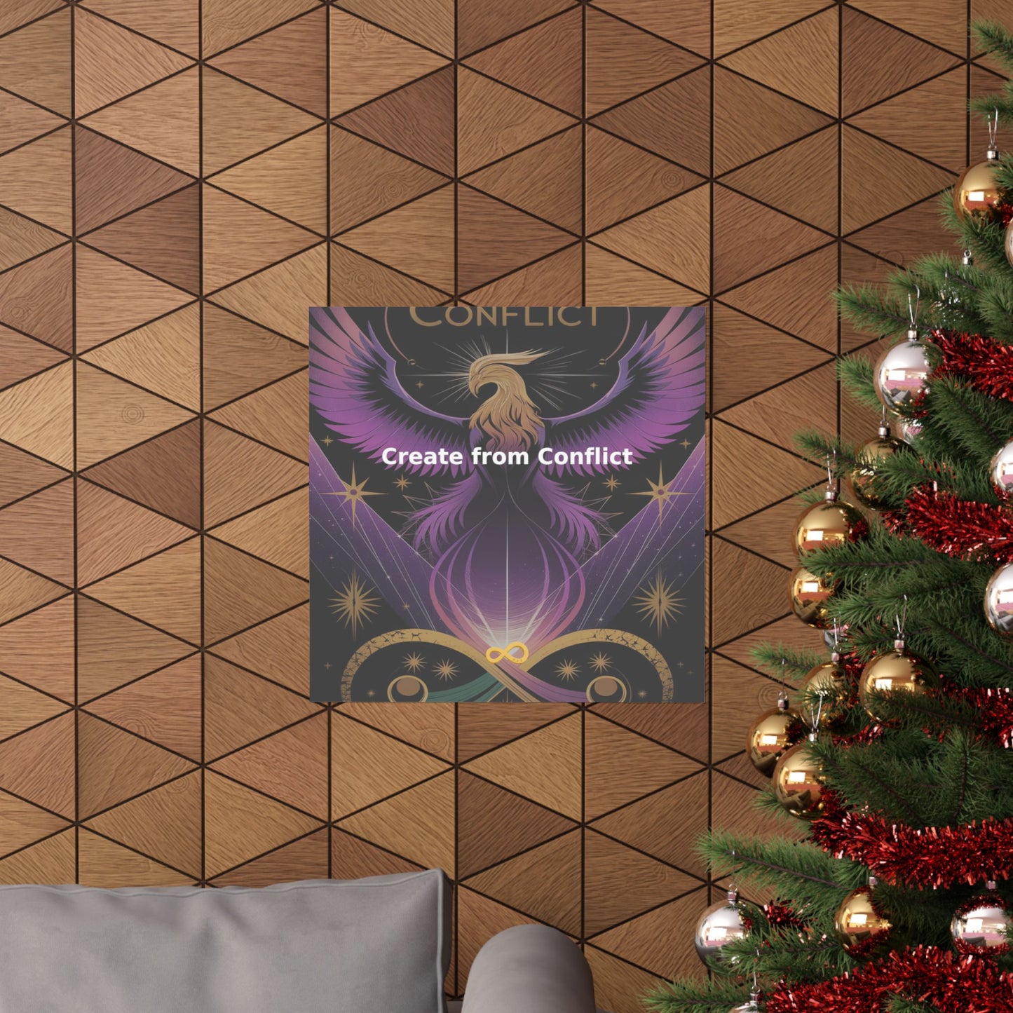 Create from Conflict - Matte Vertical Posters