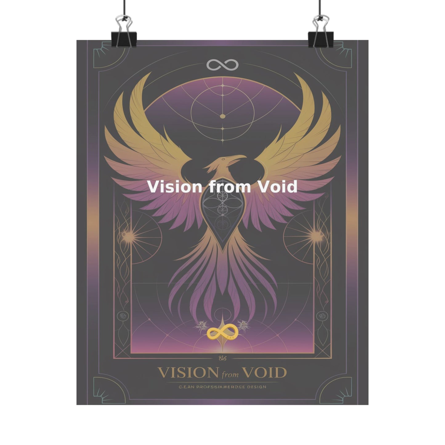 Vision from Void - Matte Vertical Posters