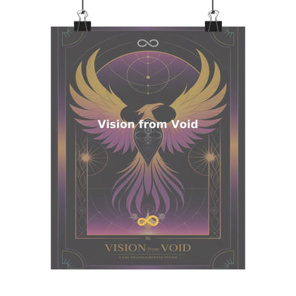 Vision from Void - Matte Vertical Posters