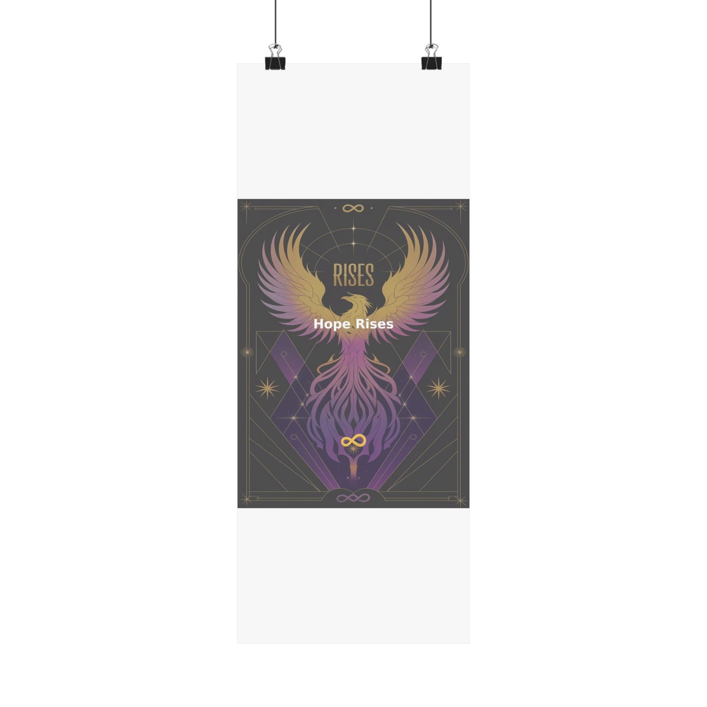 Hope Rises - Matte Vertical Posters