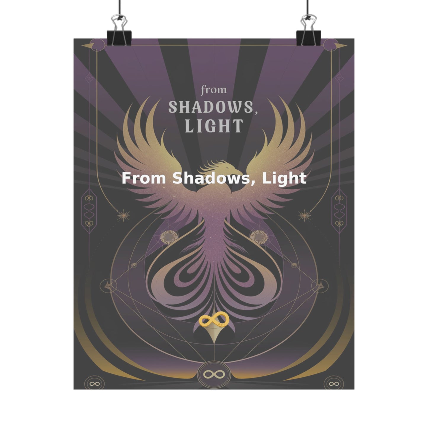 From Shadows, Light - Matte Vertical Posters