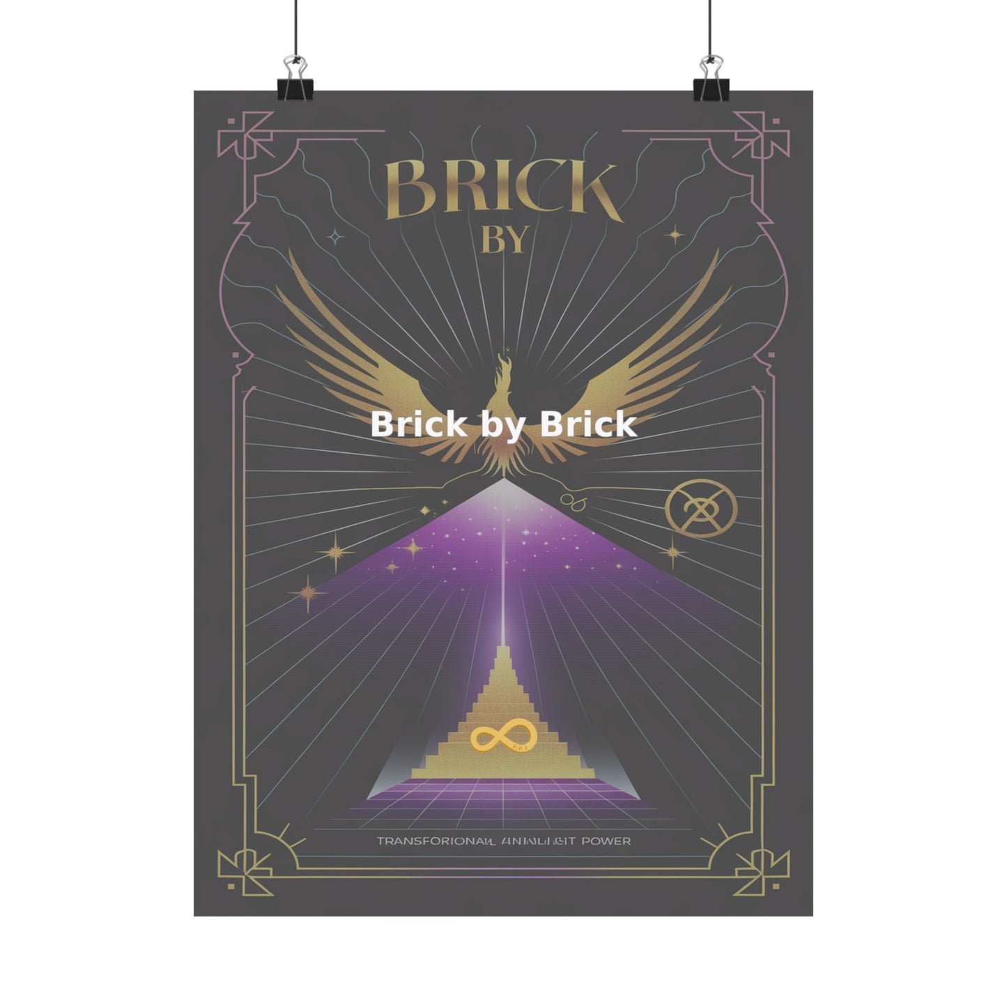 Brick by Brick - Matte Vertical Posters
