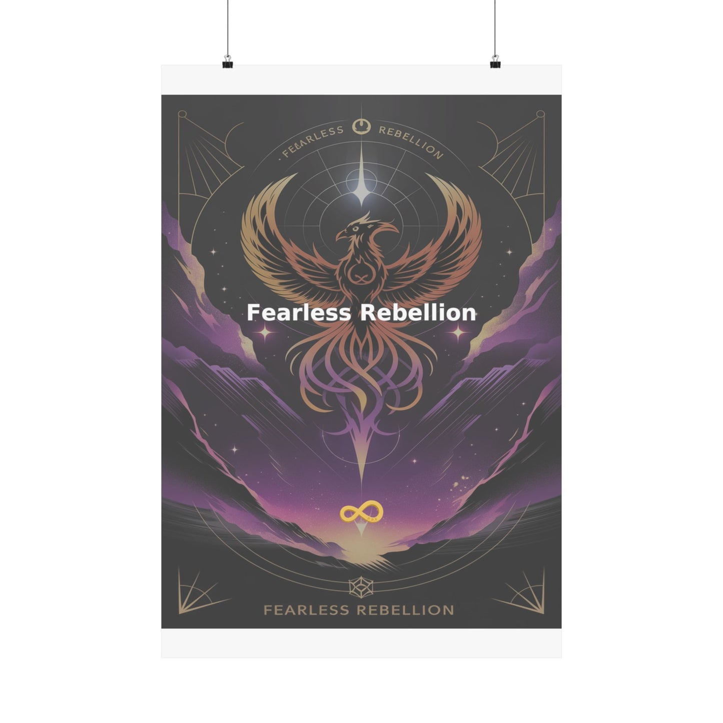 Fearless Rebellion - Matte Vertical Posters