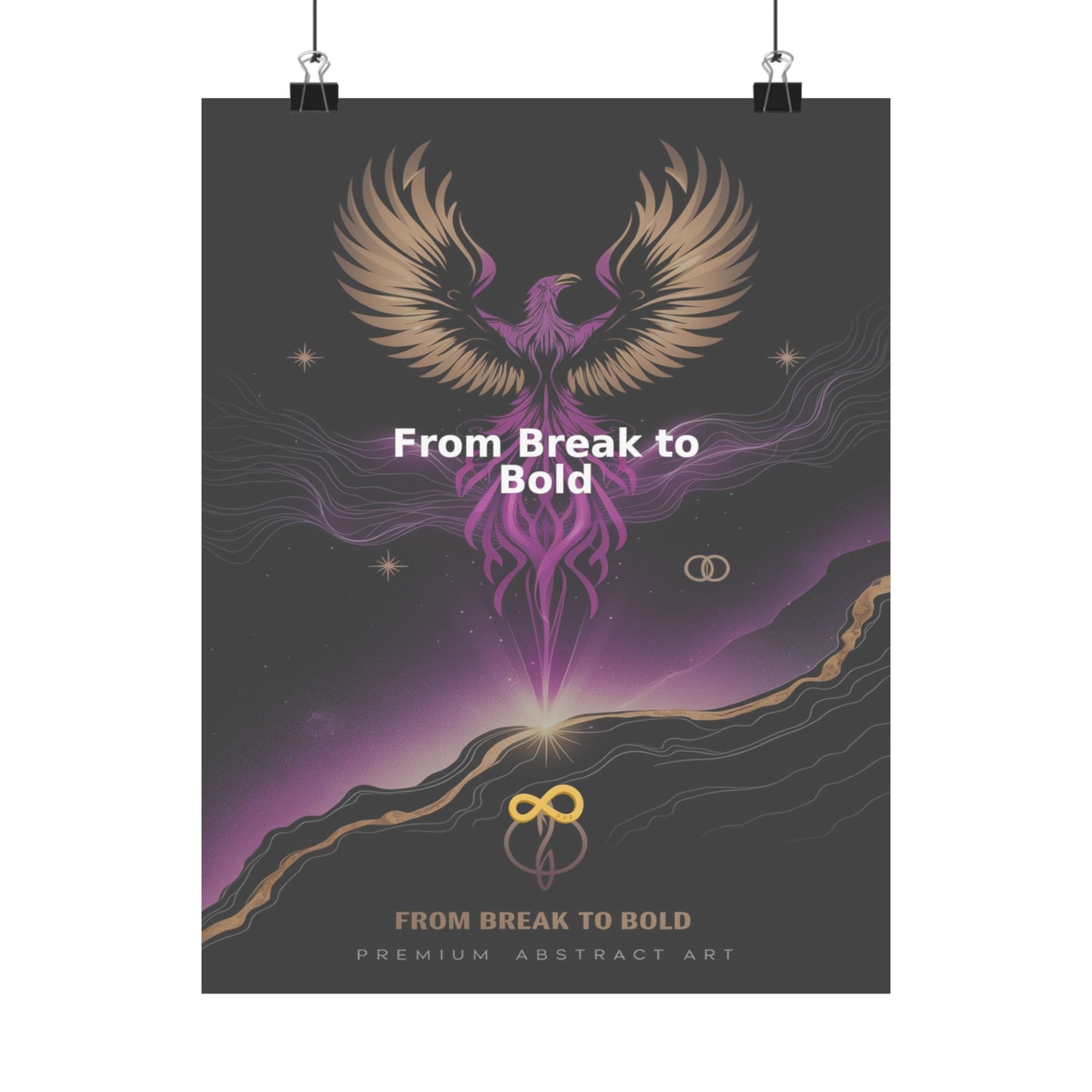 From Break to Bold - Matte Vertical Posters