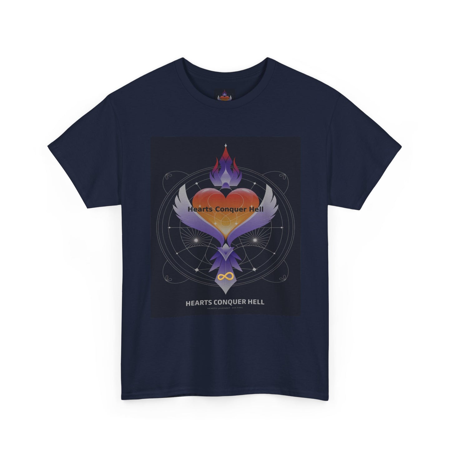 Hearts Conquer Hell - Unisex Heavy Cotton Tee