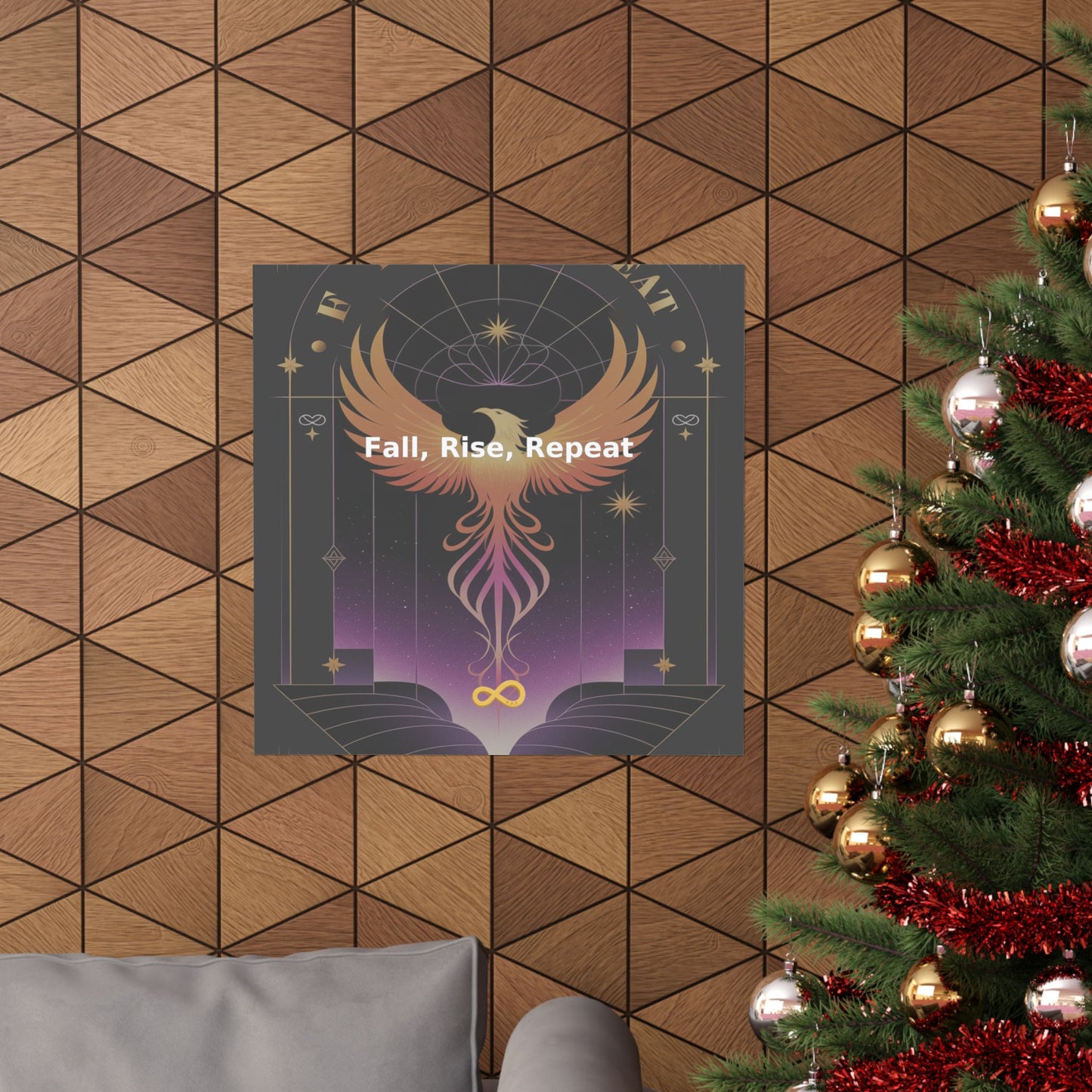 Fall, Rise, Repeat - Matte Vertical Posters