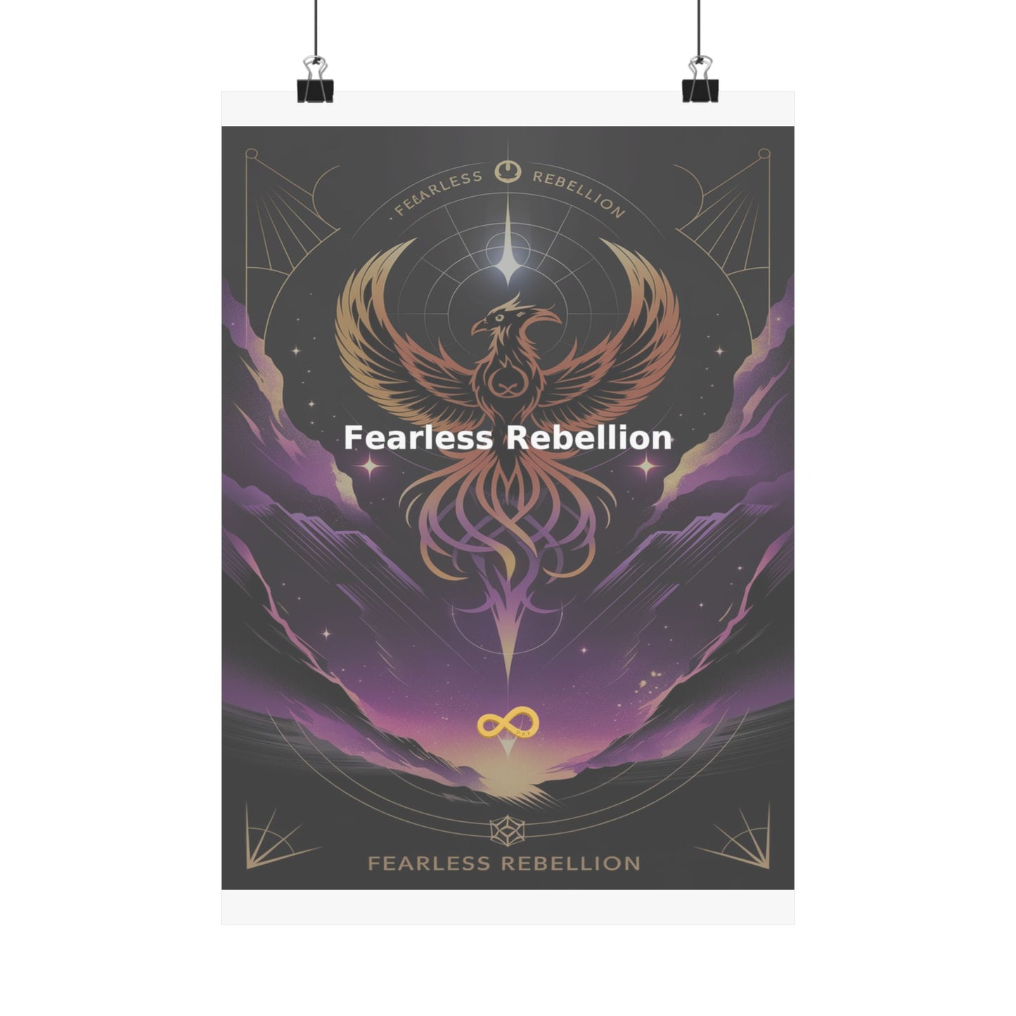 Fearless Rebellion - Matte Vertical Posters