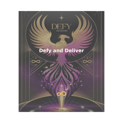 Defy and Deliver - Matte Vertical Posters