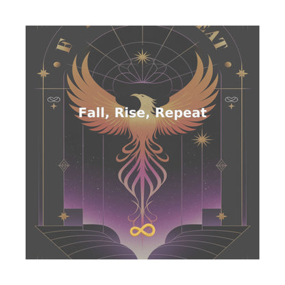Fall, Rise, Repeat - Matte Vertical Posters