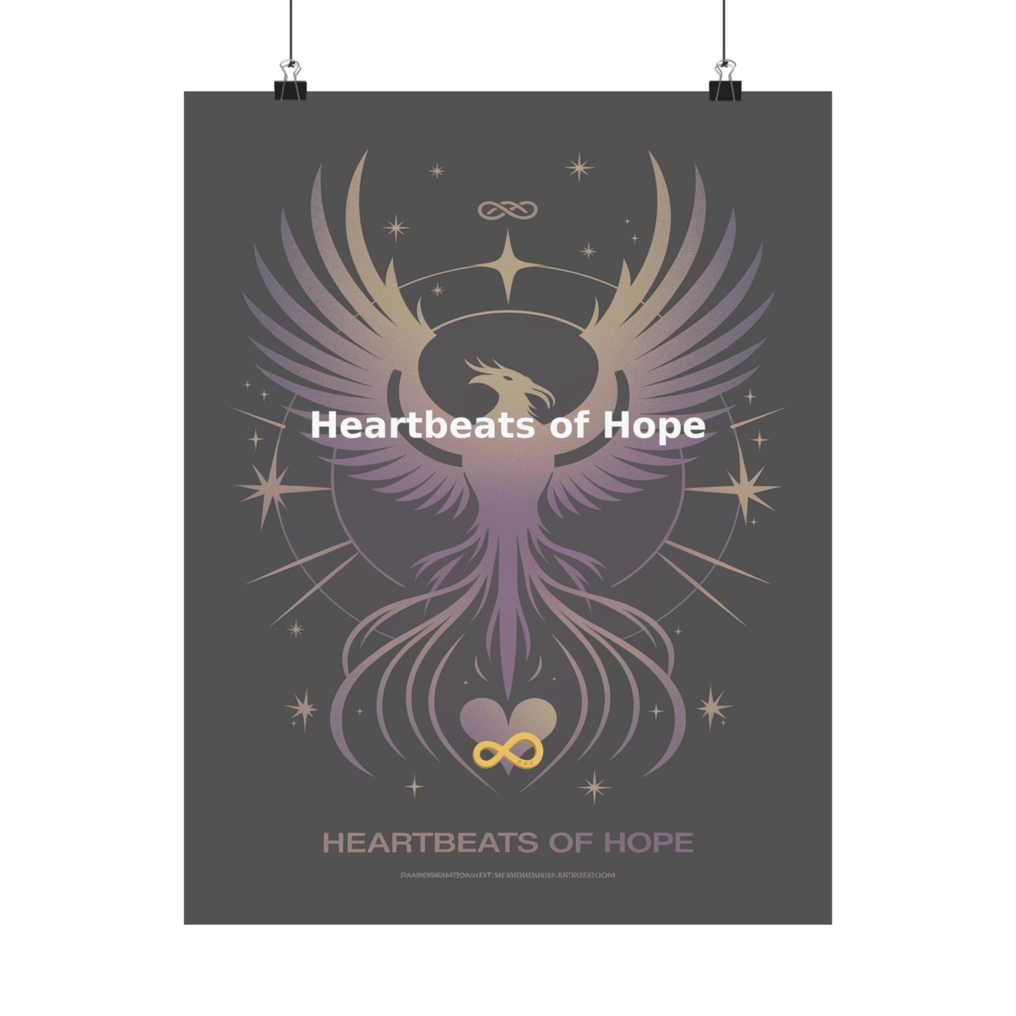 Heartbeats of Hope - Matte Vertical Posters