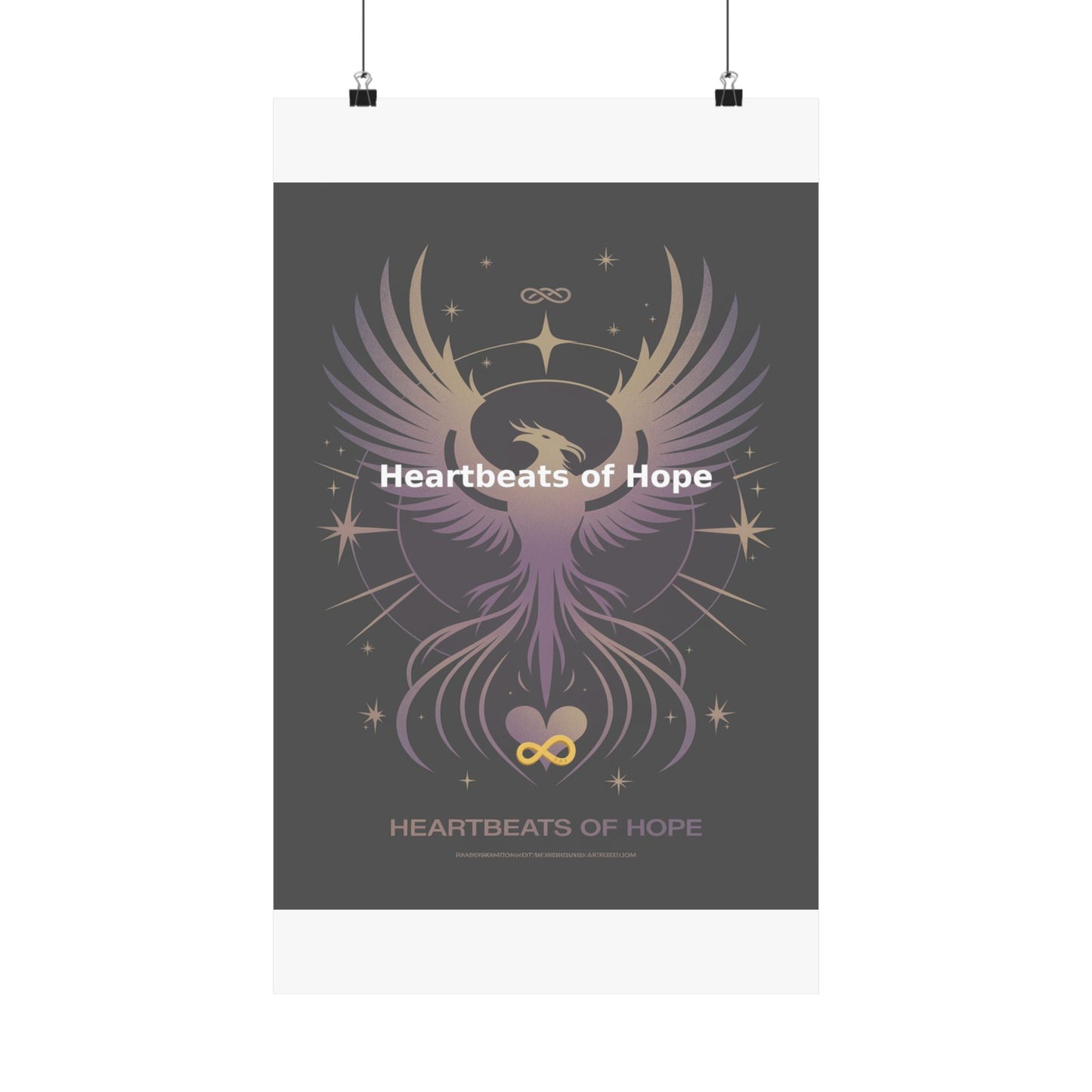 Heartbeats of Hope - Matte Vertical Posters