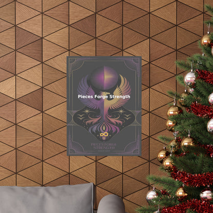 Pieces Forge Strength - Matte Vertical Posters