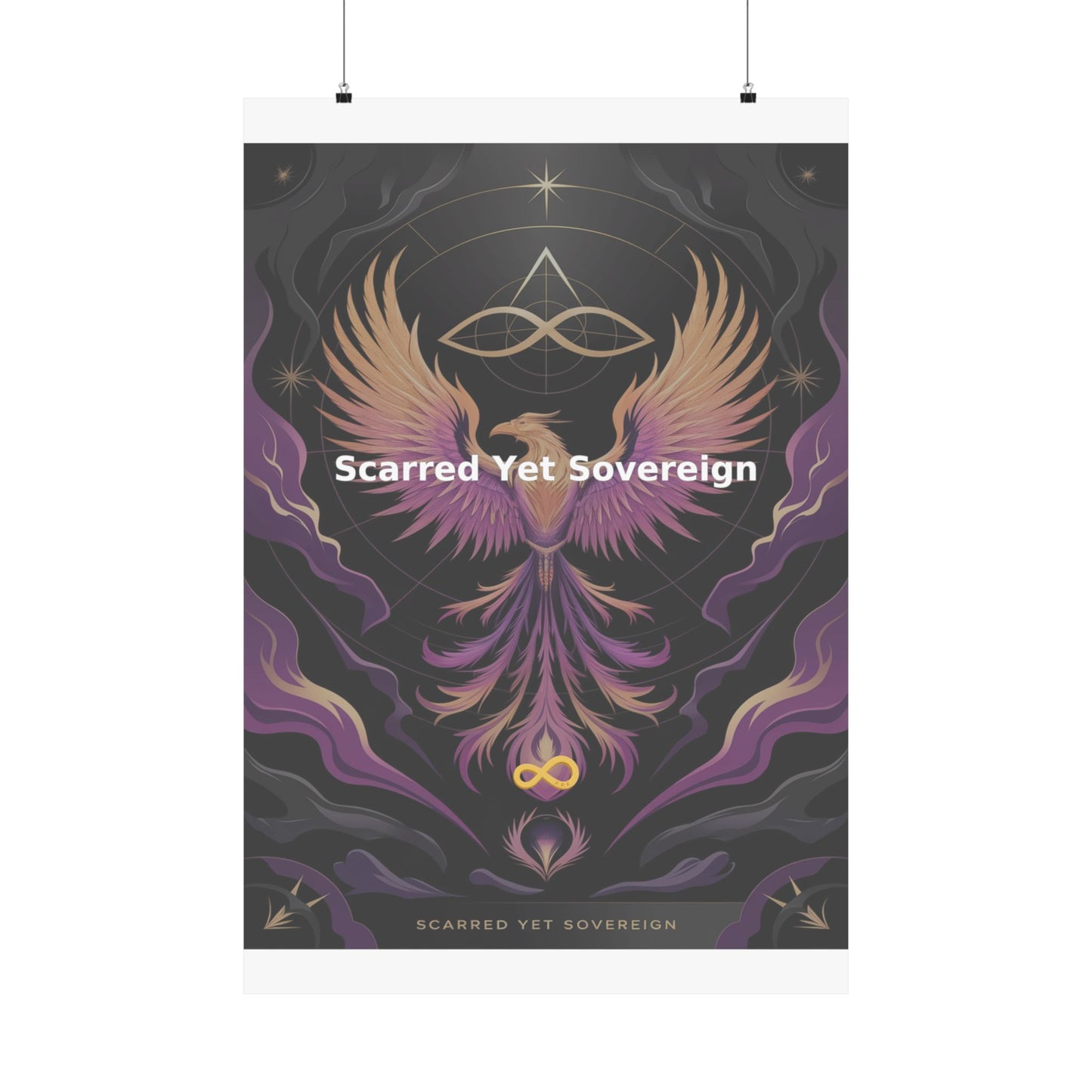 Scarred Yet Sovereign - Matte Vertical Posters