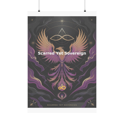 Scarred Yet Sovereign - Matte Vertical Posters