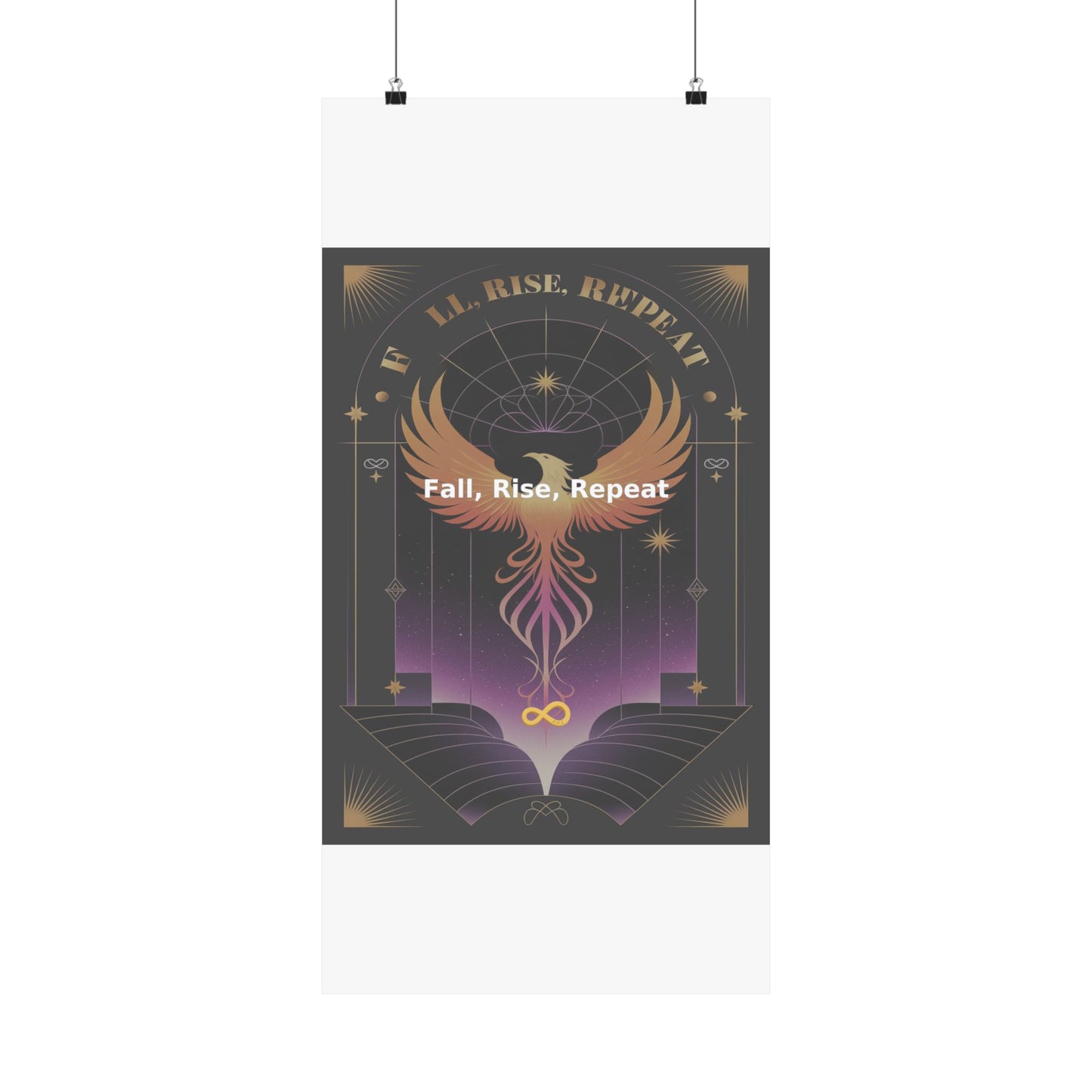 Fall, Rise, Repeat - Matte Vertical Posters