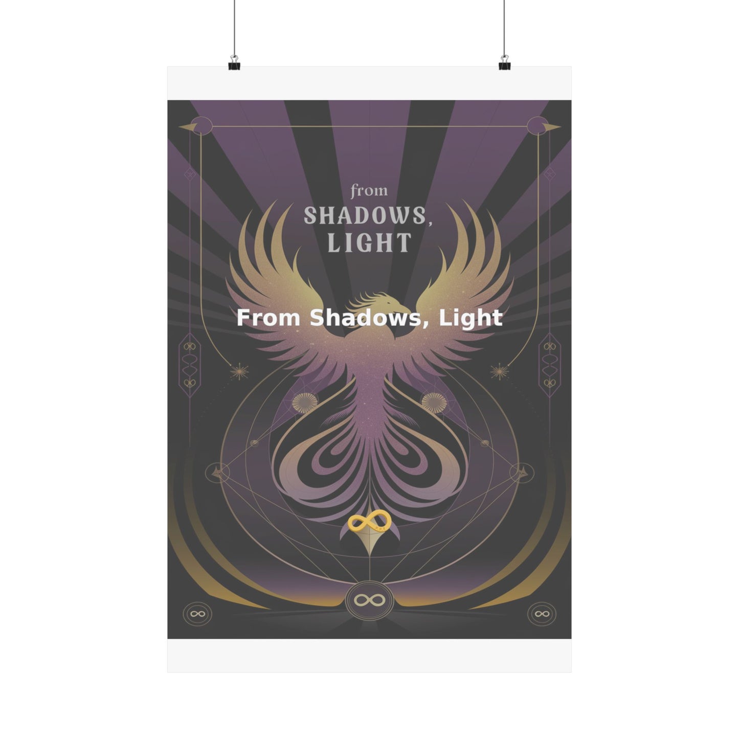 From Shadows, Light - Matte Vertical Posters