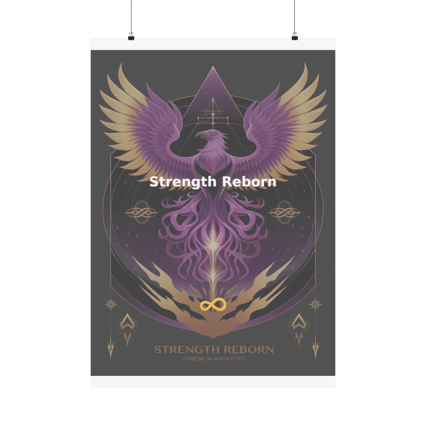 Strength Reborn - Matte Vertical Posters