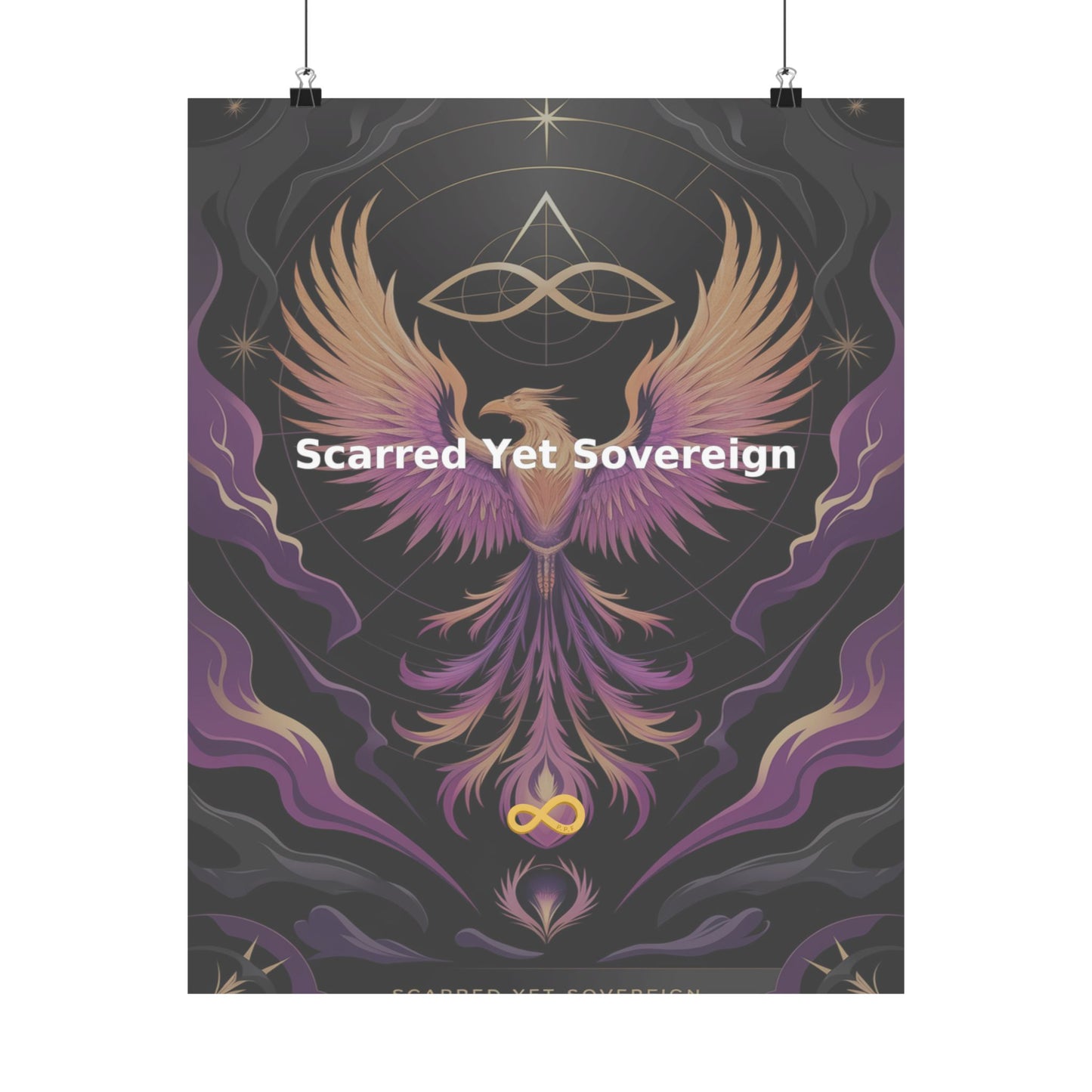 Scarred Yet Sovereign - Matte Vertical Posters