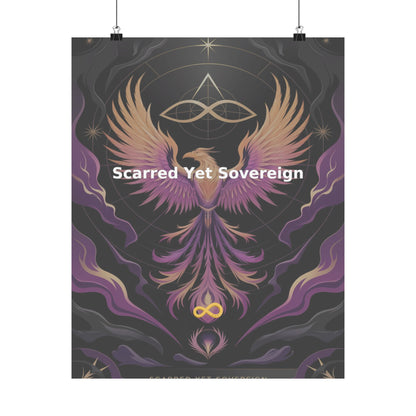Scarred Yet Sovereign - Matte Vertical Posters