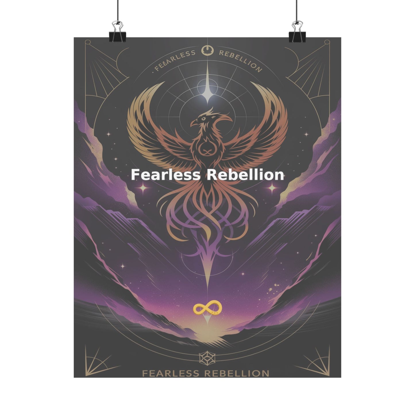 Fearless Rebellion - Matte Vertical Posters