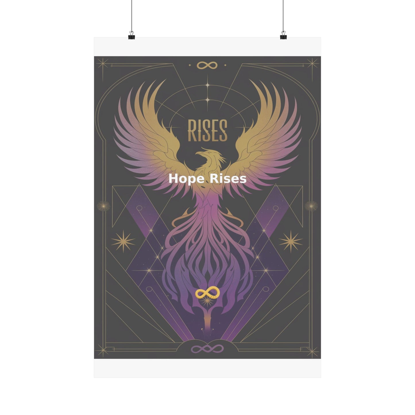 Hope Rises - Matte Vertical Posters