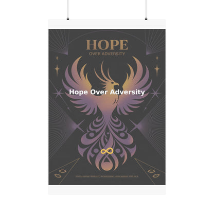 Hope Over Adversity - Matte Vertical Posters