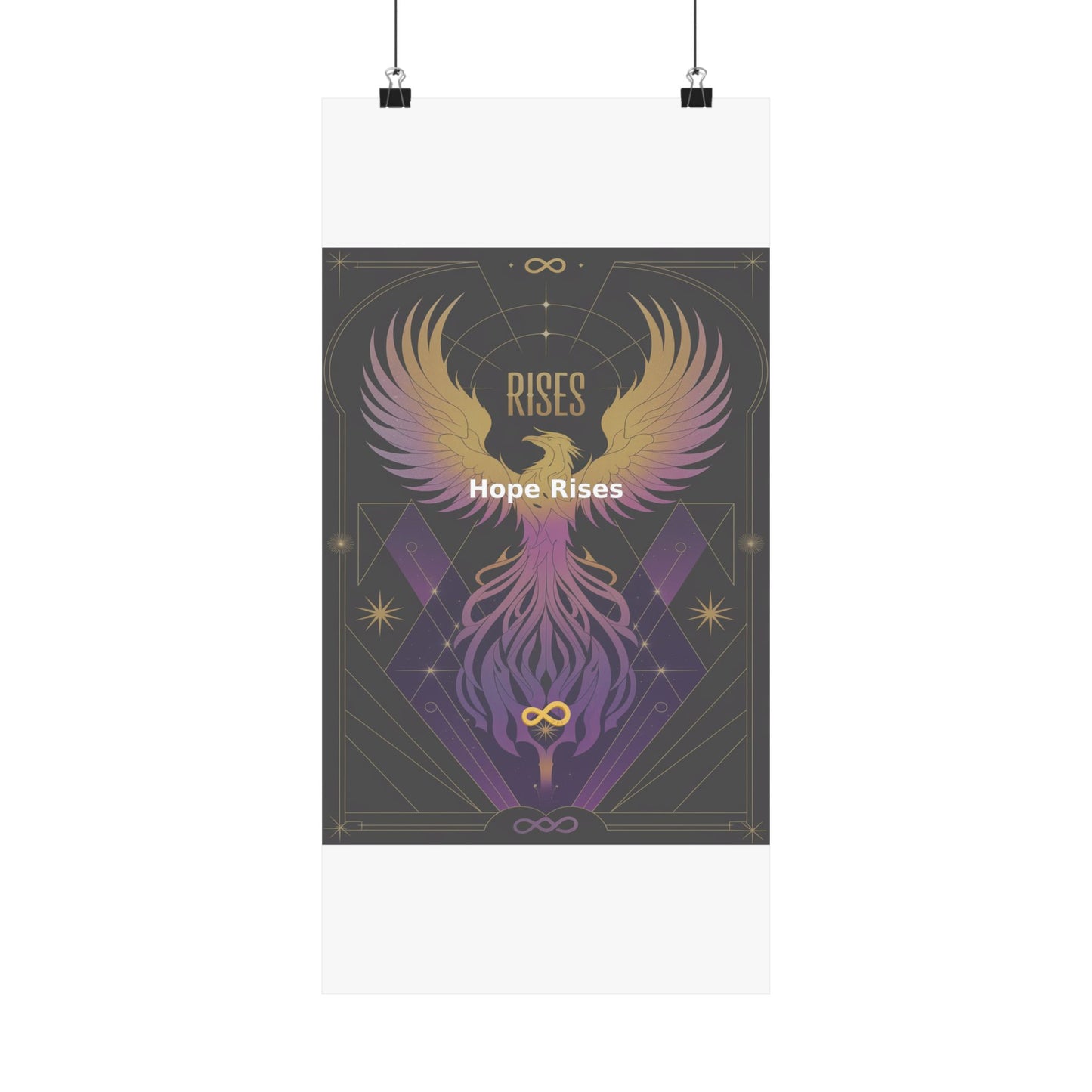 Hope Rises - Matte Vertical Posters