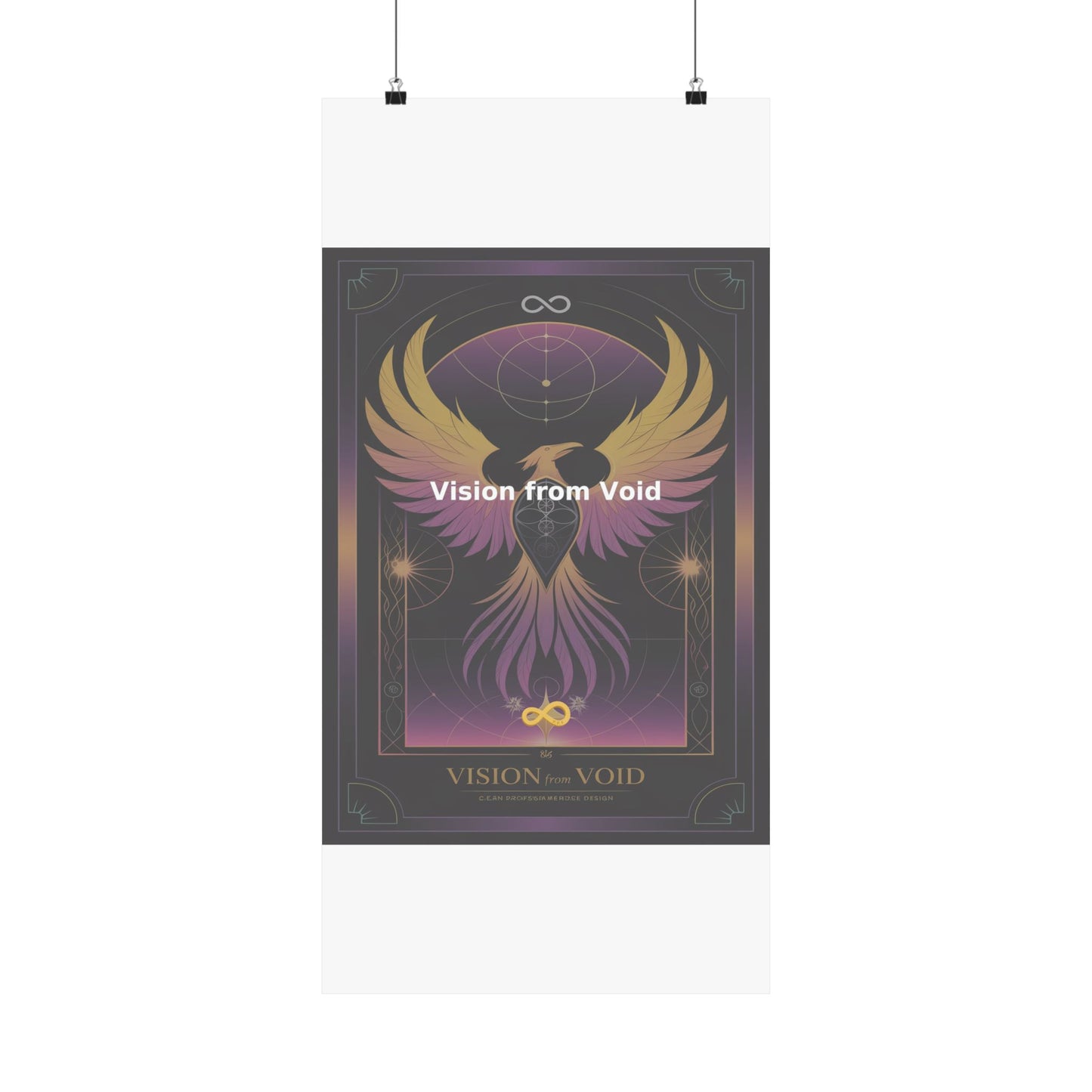 Vision from Void - Matte Vertical Posters