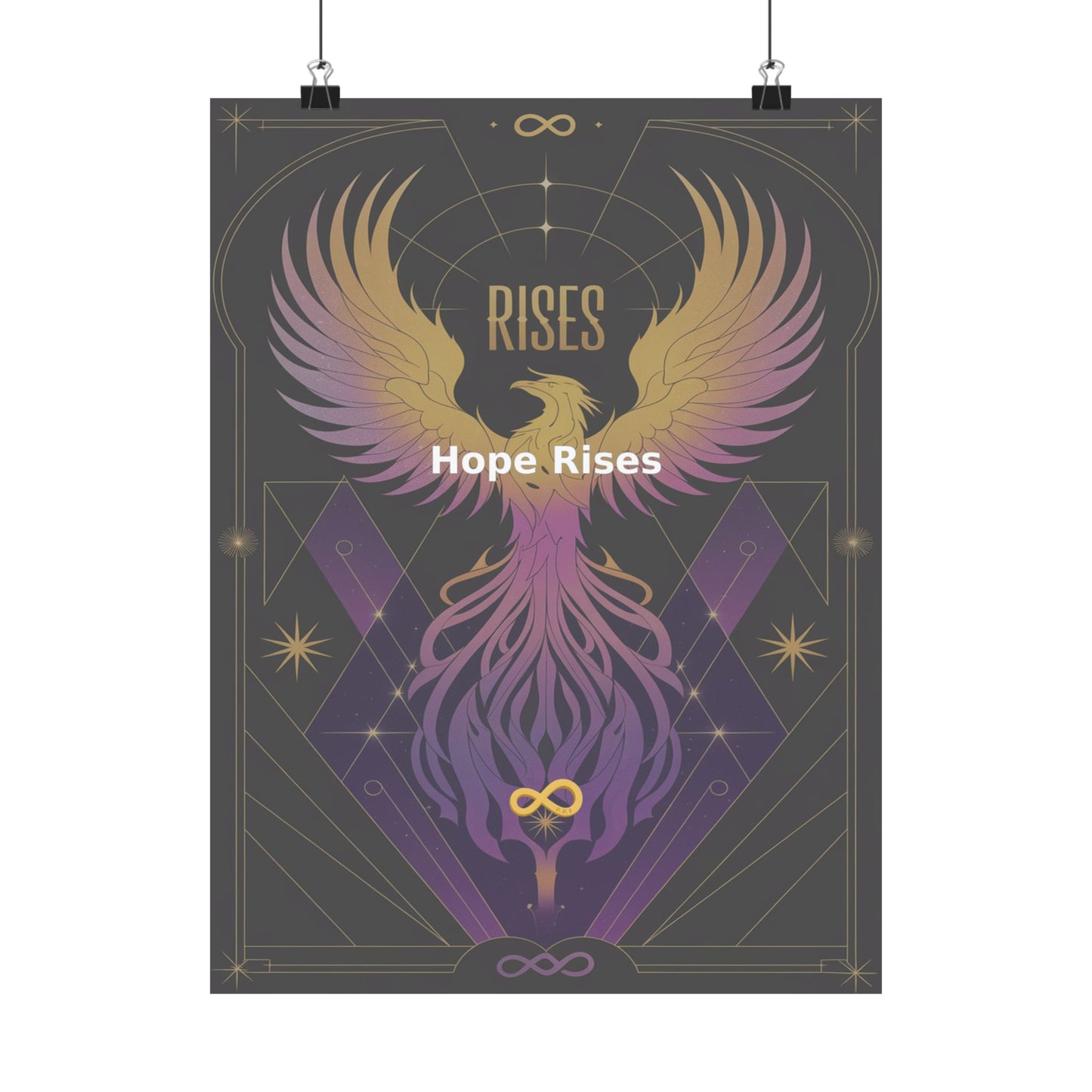 Hope Rises - Matte Vertical Posters