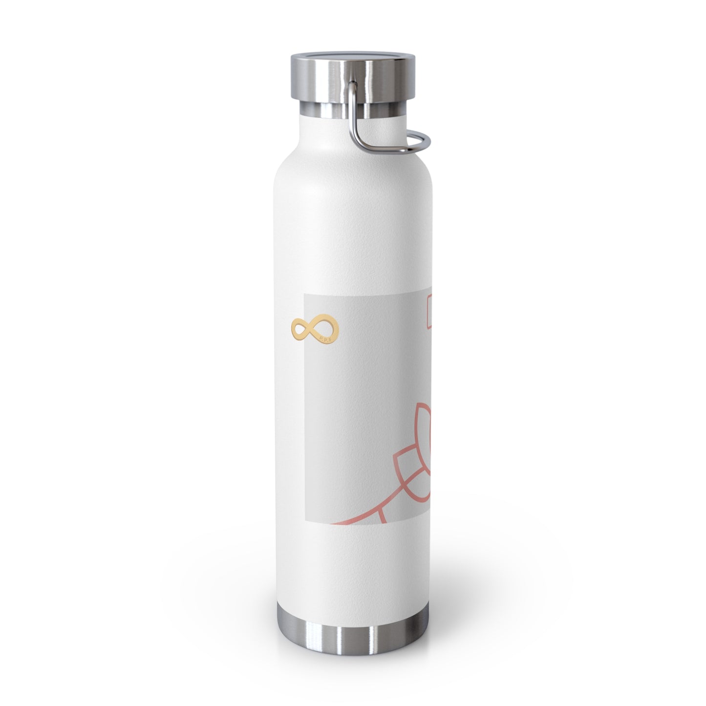 Korean Line - 힘내 (Himnae) - Copper Vacuum Insulated Bottle, 22oz