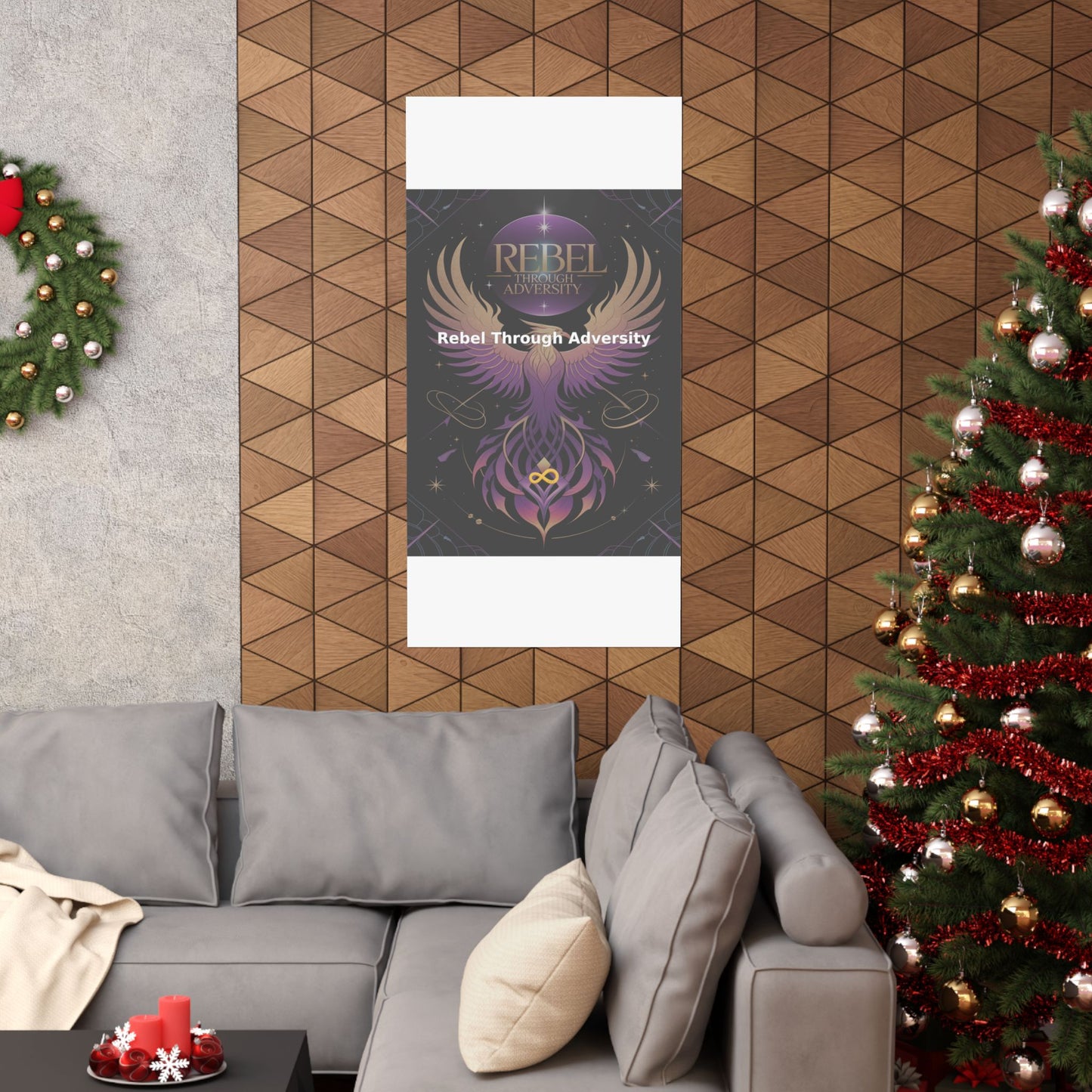 Rebel Through Adversity - Matte Vertical Posters