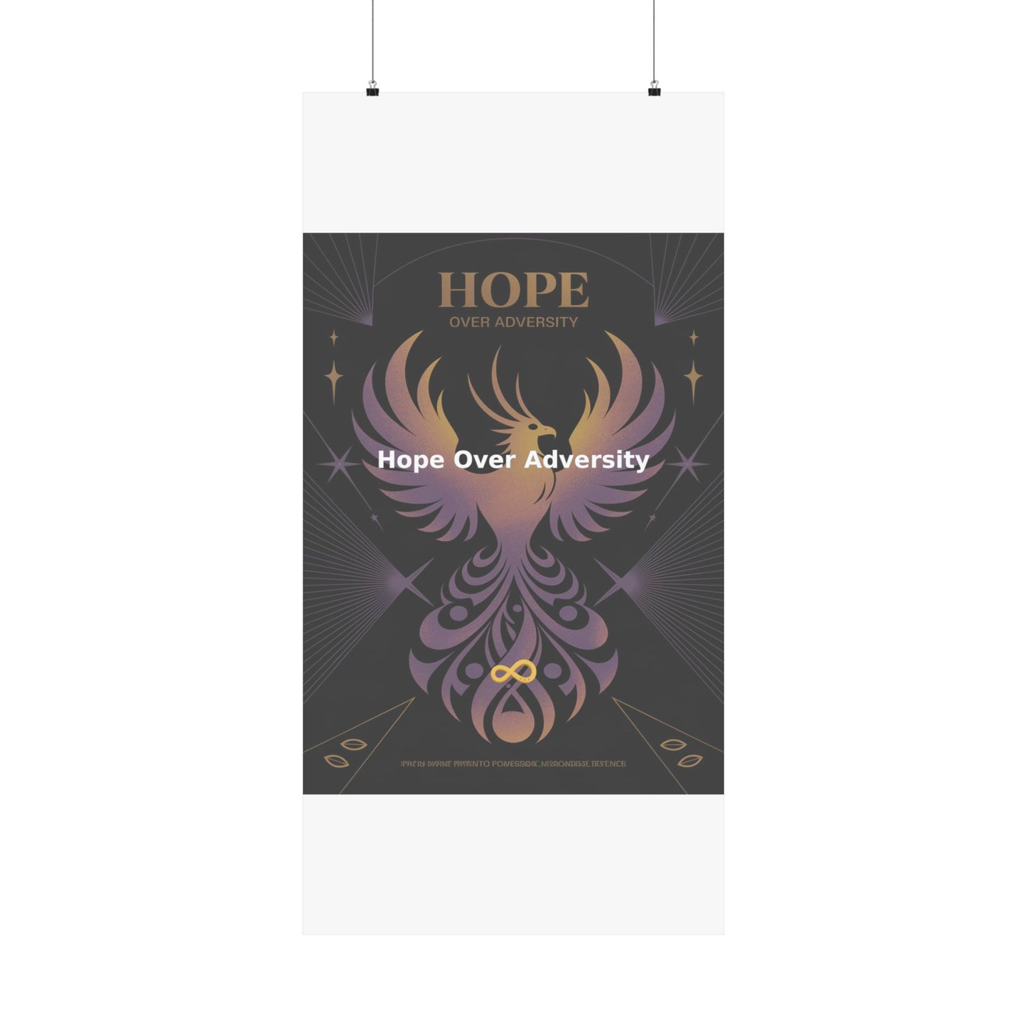 Hope Over Adversity - Matte Vertical Posters