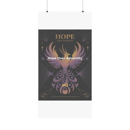 Hope Over Adversity - Matte Vertical Posters