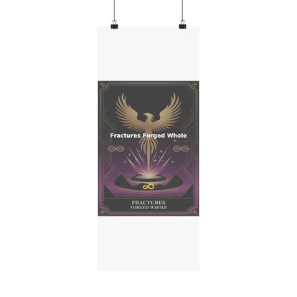 Fractures Forged Whole - Matte Vertical Posters