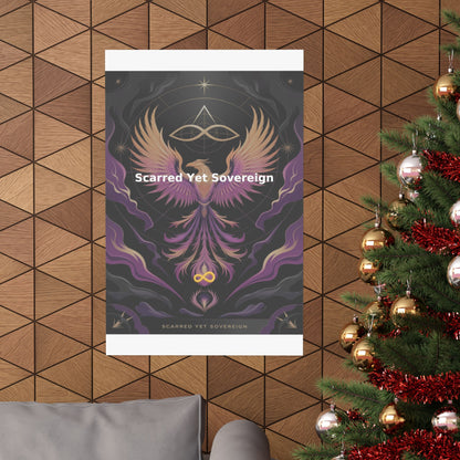 Scarred Yet Sovereign - Matte Vertical Posters