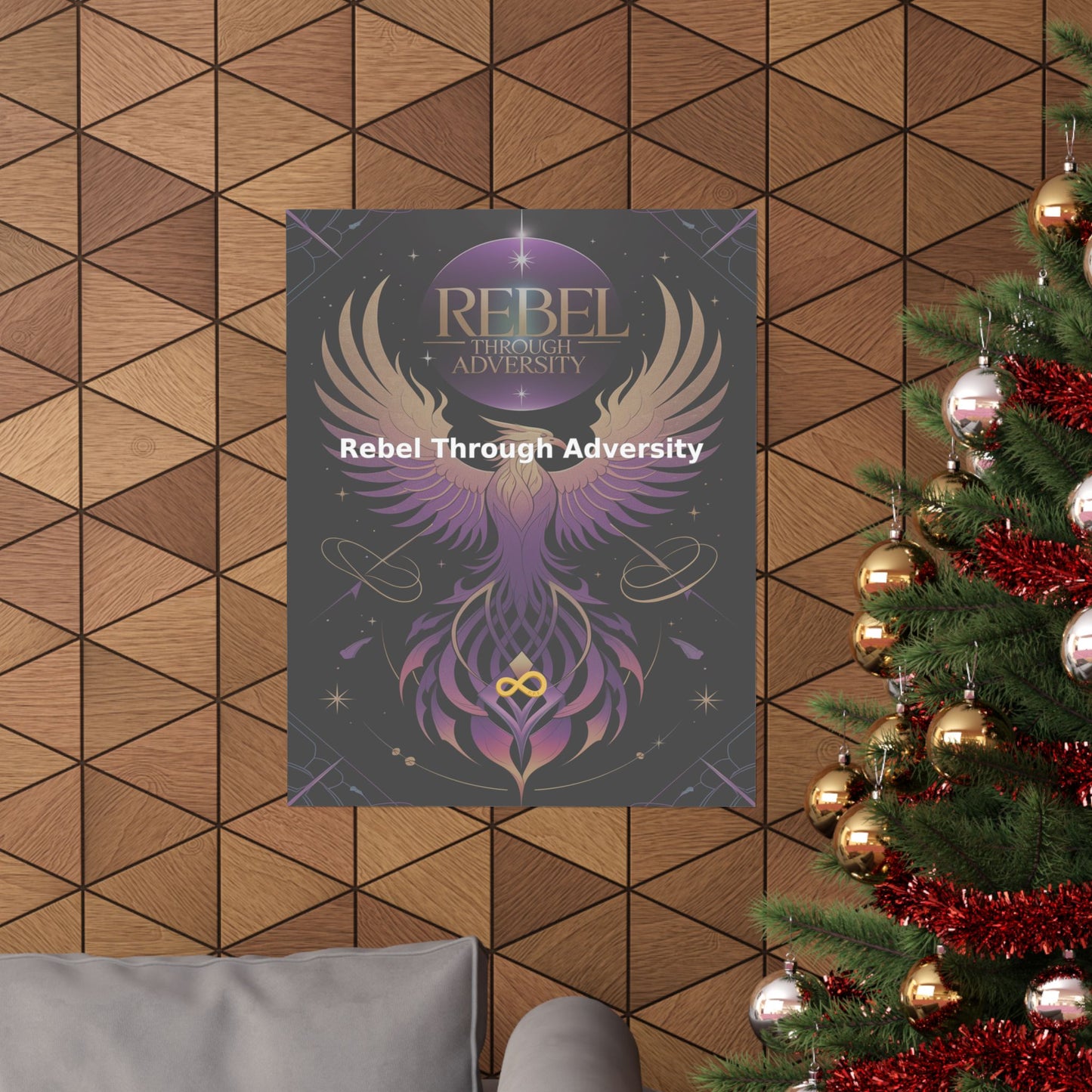 Rebel Through Adversity - Matte Vertical Posters