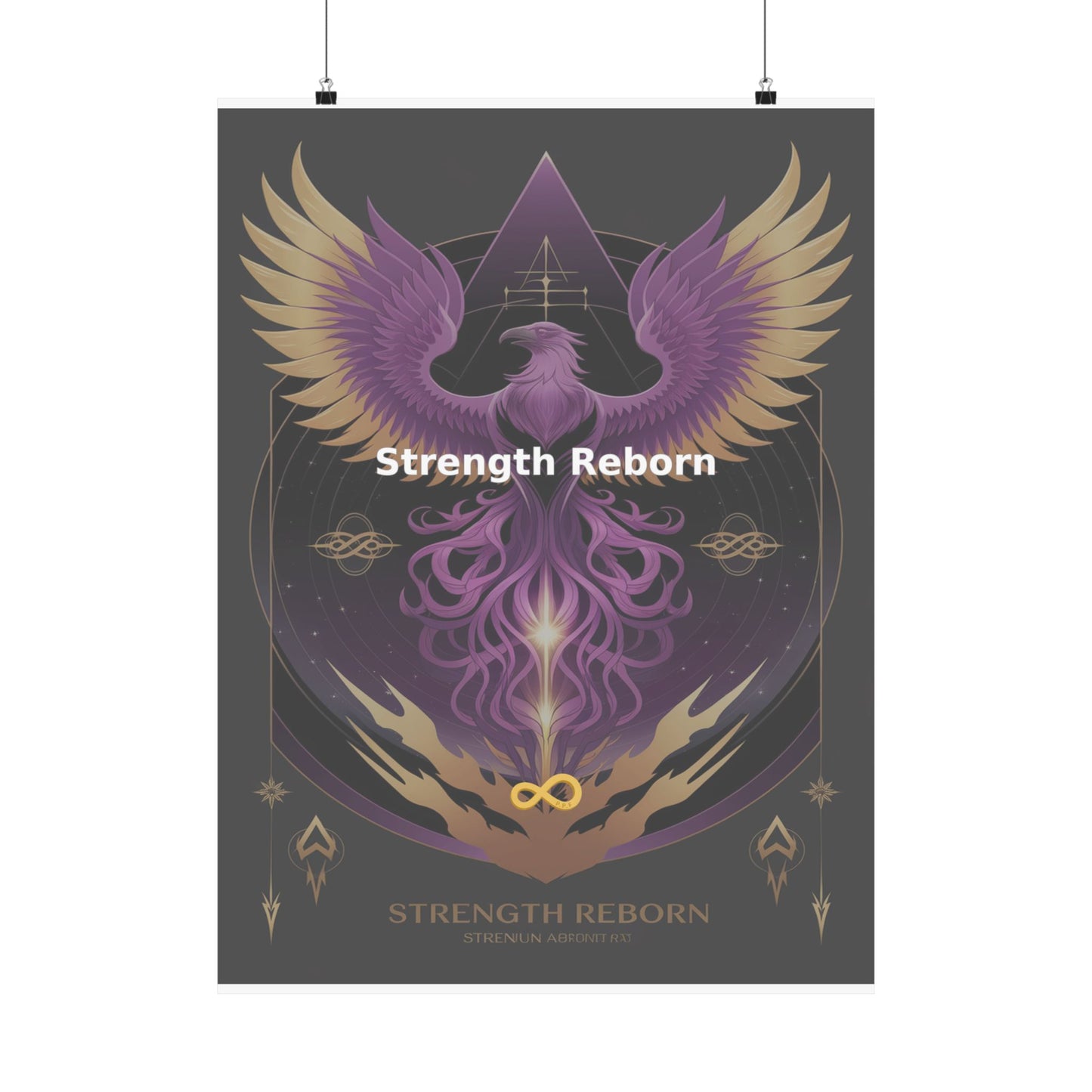 Strength Reborn - Matte Vertical Posters