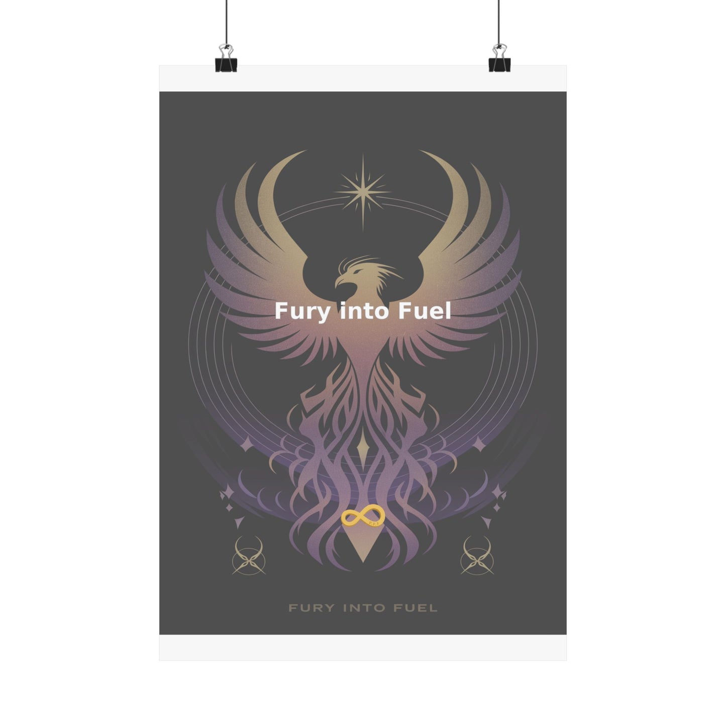 Fury into Fuel - Matte Vertical Posters