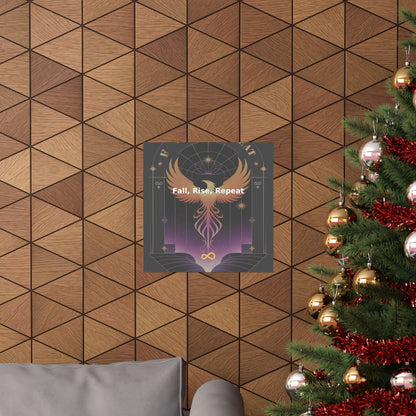 Fall, Rise, Repeat - Matte Vertical Posters