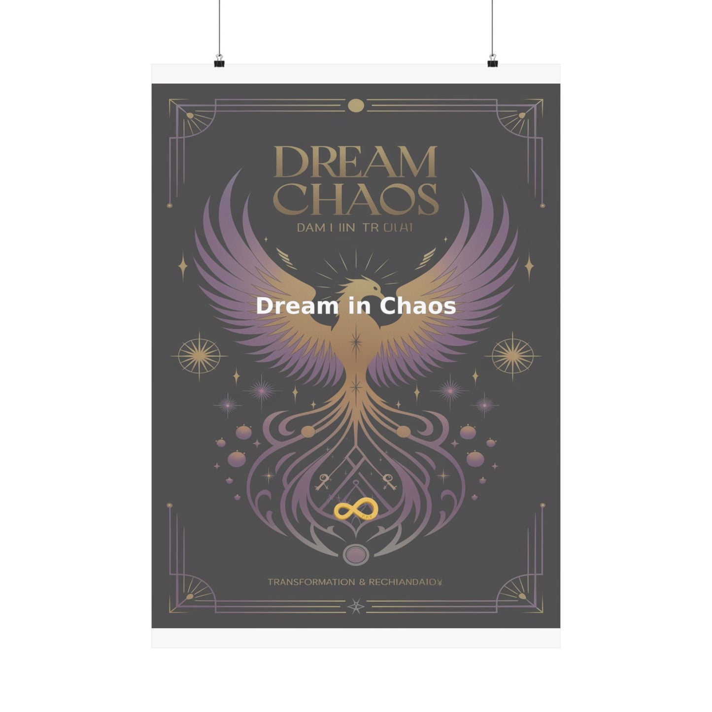 Dream in Chaos - Matte Vertical Posters