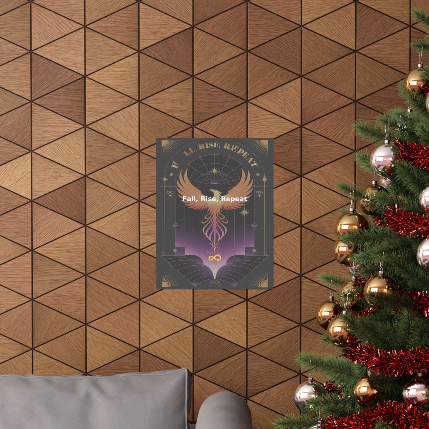 Fall, Rise, Repeat - Matte Vertical Posters