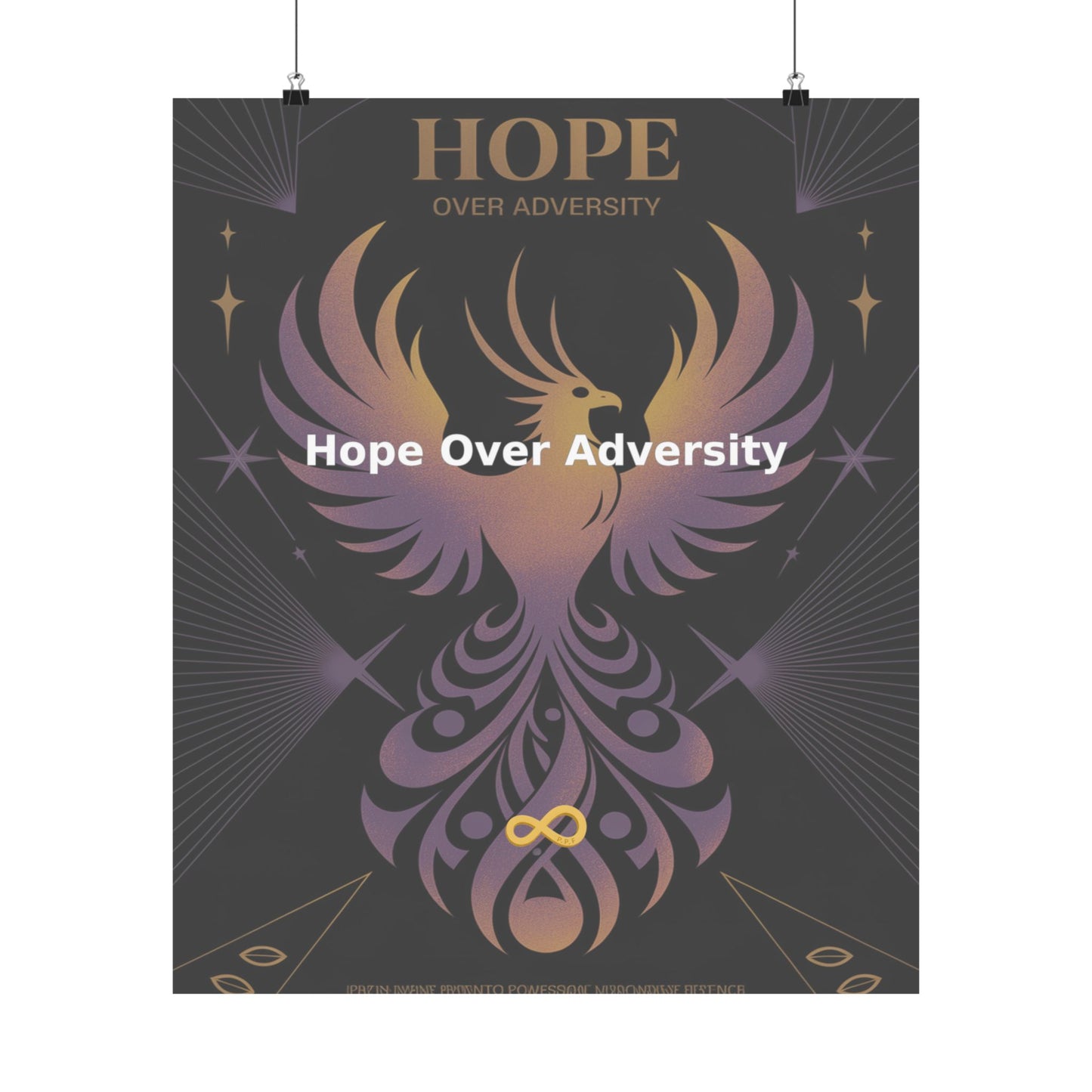 Hope Over Adversity - Matte Vertical Posters