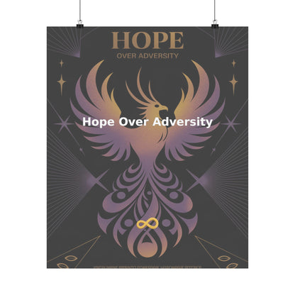Hope Over Adversity - Matte Vertical Posters